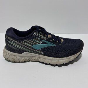 Brooks Women’s Adrenaline GTS 19, Navy Running Shoes, Size 8 M